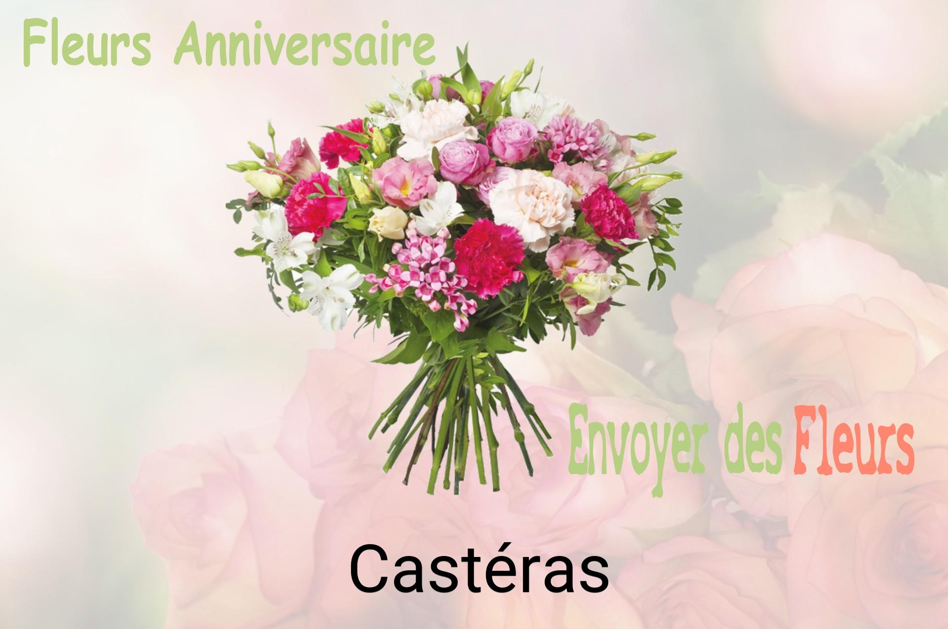 Bouquet de fleurs d’anniversaire livré à Castéras